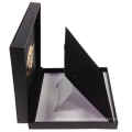 Black PU Leather Packaging Box For Medal Coins